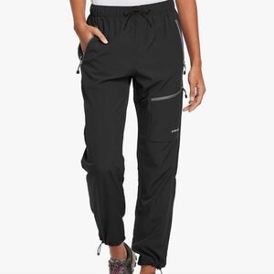 Baleaf Black Track Pants with Gray Accents rain pants